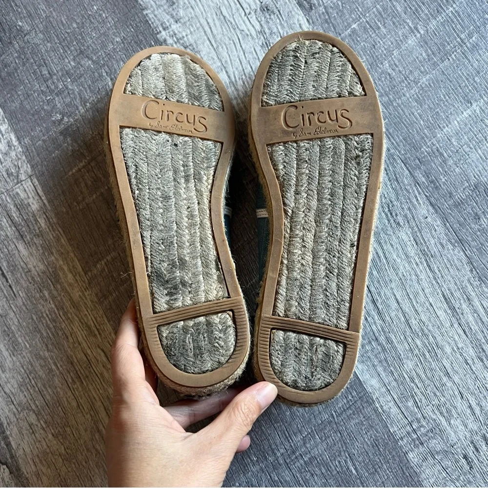 Circus by Sam Edelman Fries Espadrille Flats B4 Guys Slip On Shoes 7.5